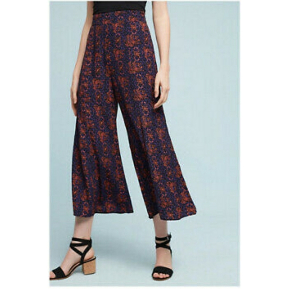Anthro Elevenses > Palazzo Paisley Wide Le…